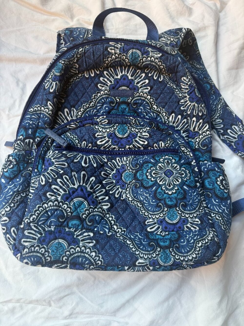 Vera Bradley Blue Print Backpack
